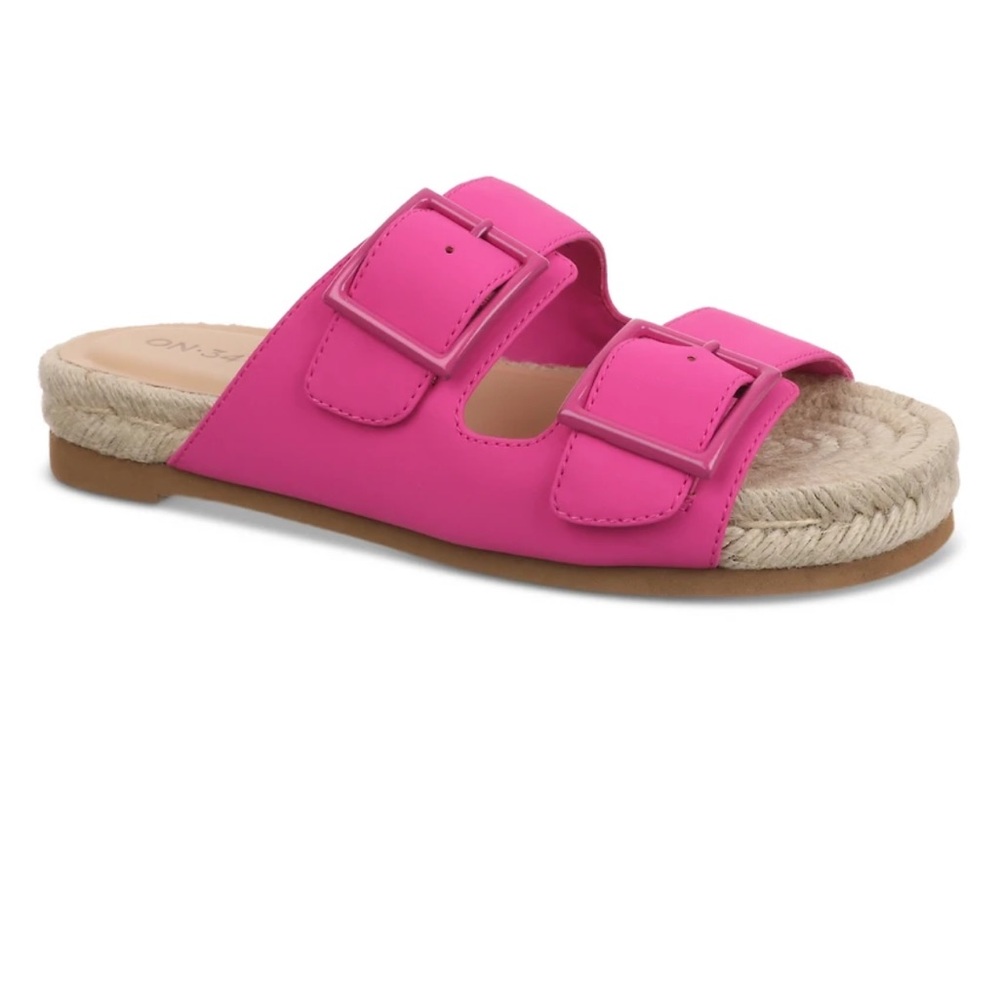 On 34th Women's Milaa Buckled
Footbed Sandals size 10